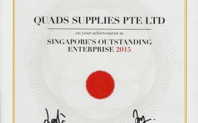 Singapore Outstanding’s Enterprise 2015 Award